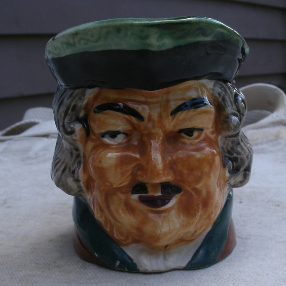 Vintage Toby Creamer Colonial Man Florart Japan - Picture 2 of 8